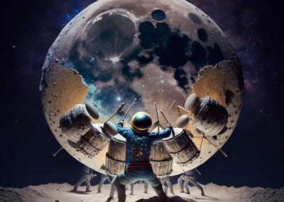 drum cafe - drumming and dancing on the moon